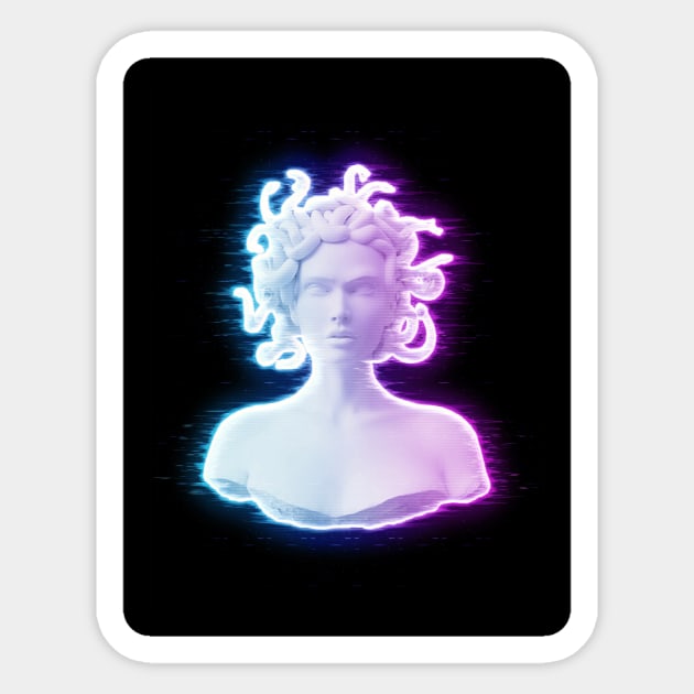 Medusa hologram Sticker by Underdott